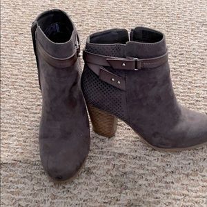 Madden girl suede heel boots